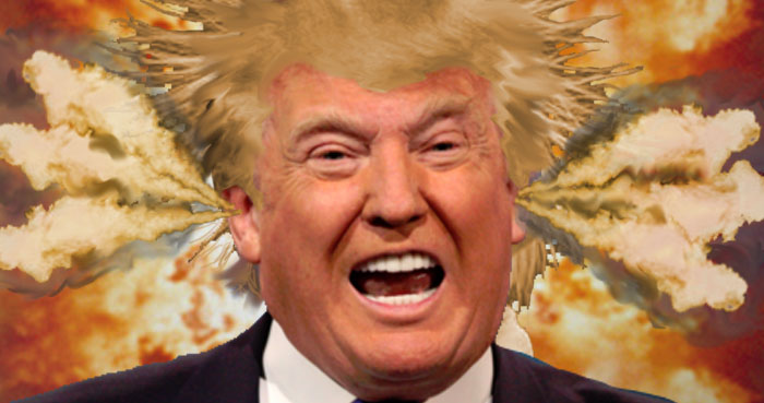 Image result for trump's head exploding