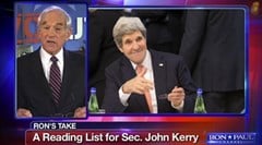Ron Paul Gives John Kerry a Reading Assignment