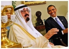 Saudi King Obama