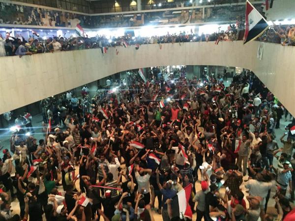 US-Created System In Iraq Is Collapsing: Protesters Storm Parliament, State of Emergency Declared