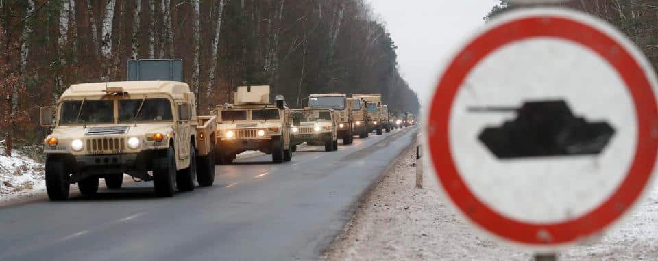American Troops ‘Roll Into Poland’ In Largest Deployment Since The Cold War