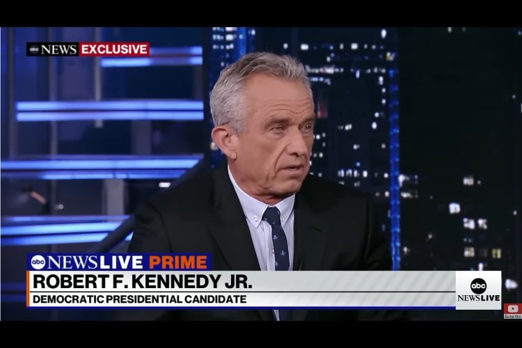 ABC News Censors Democratic Presidential Candidate Robert F. Kennedy Jr.