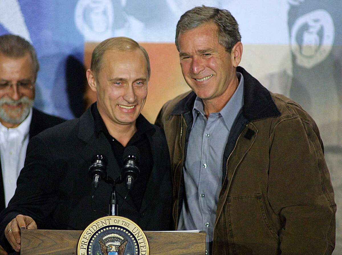 bush and putin