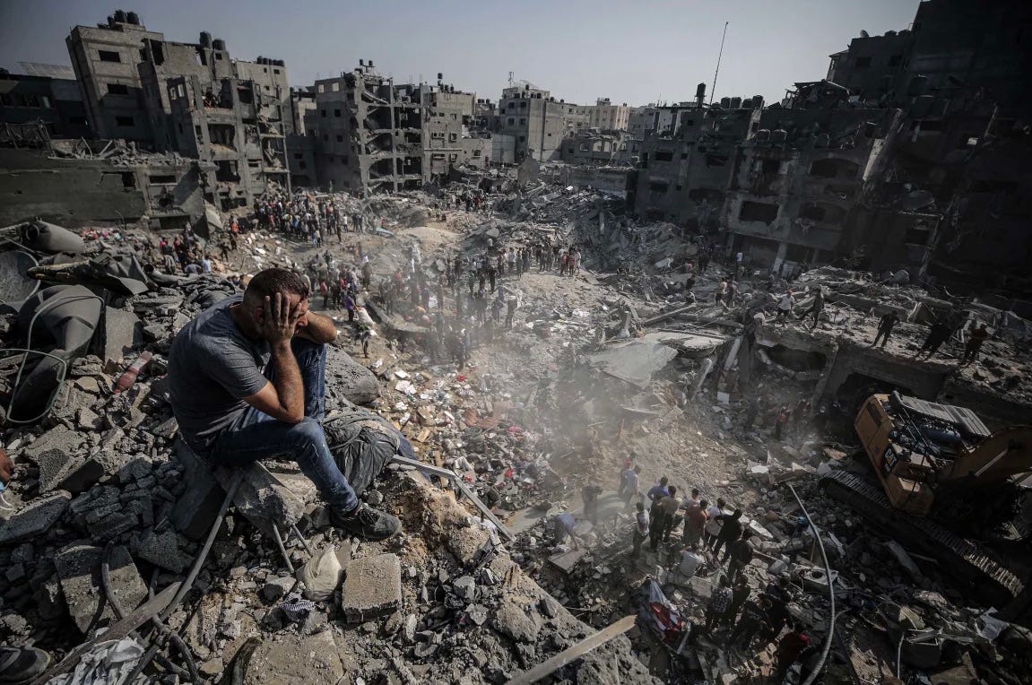 Gaza destruction israel