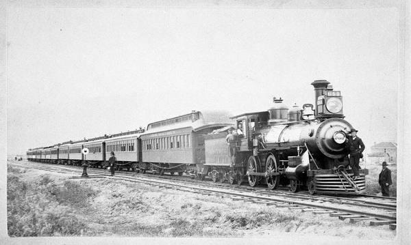 1800s train travel