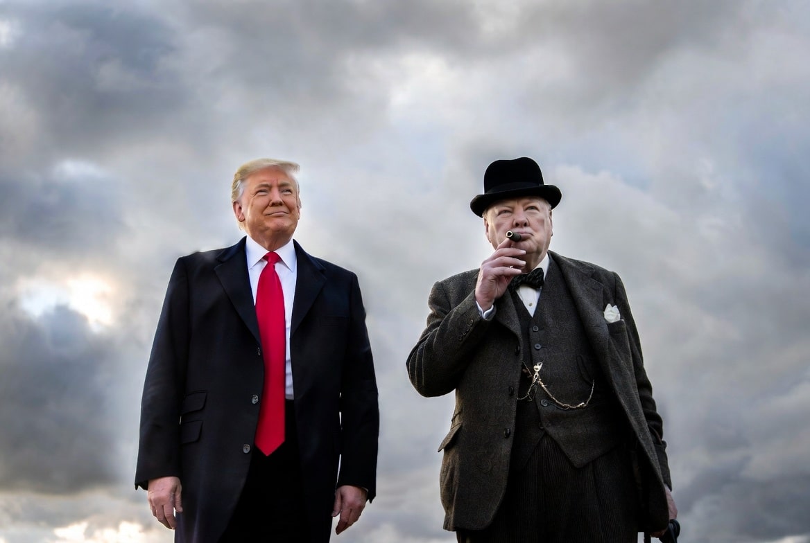 Trump churchill